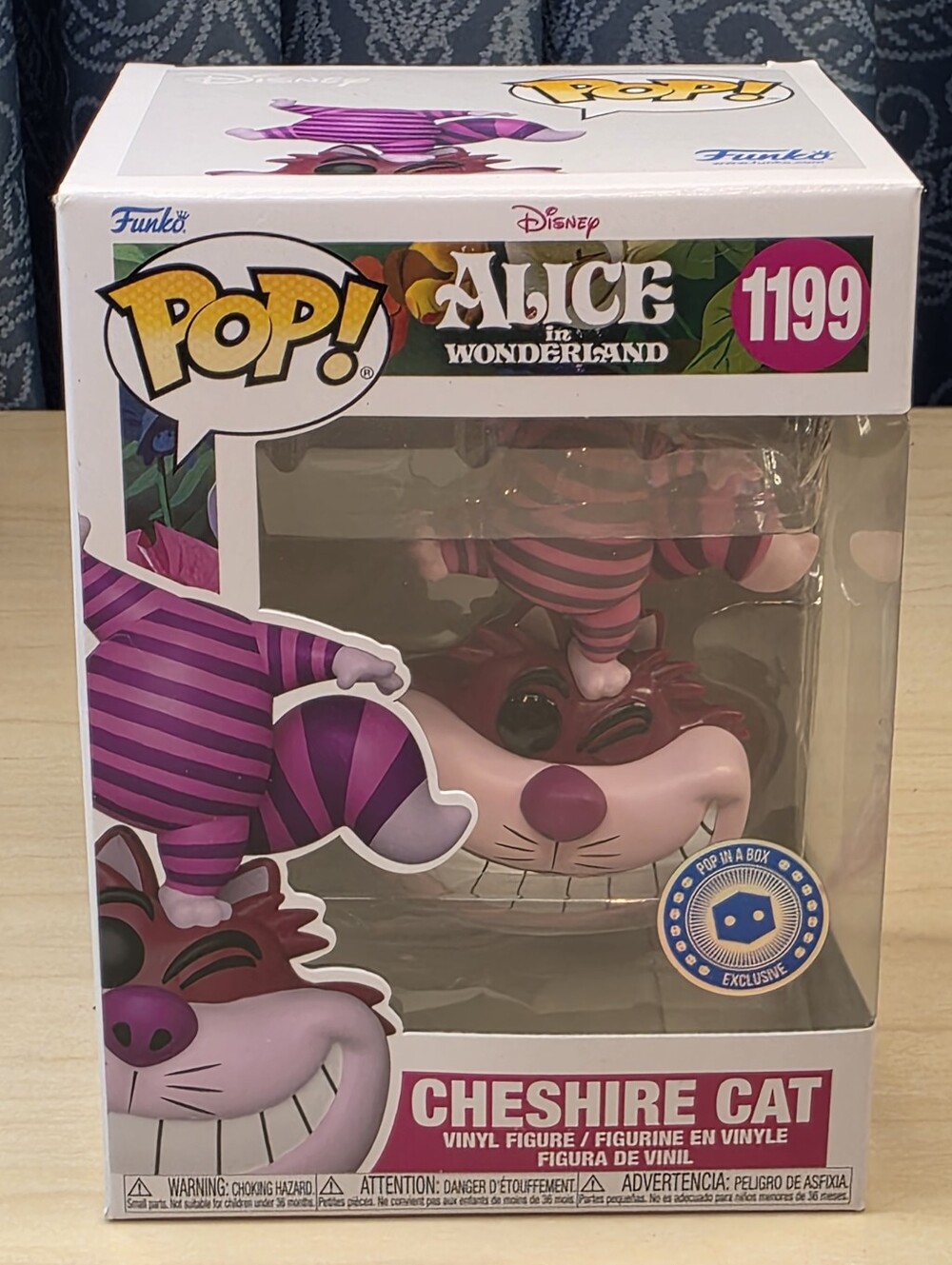 Funko Pop! Disney Alice in Wonderland Cheshire Cat #1199 Special ED Pop In A Box